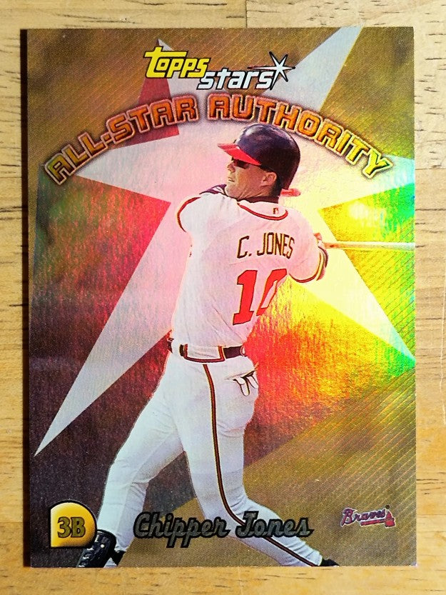 2000 Topps Stars All-Star Authority #AS9 Chipper Jones