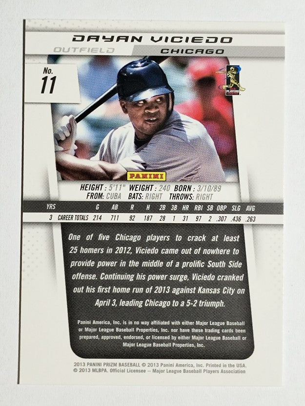 2013 Panini Prizm #11 Dayan Viciedo
