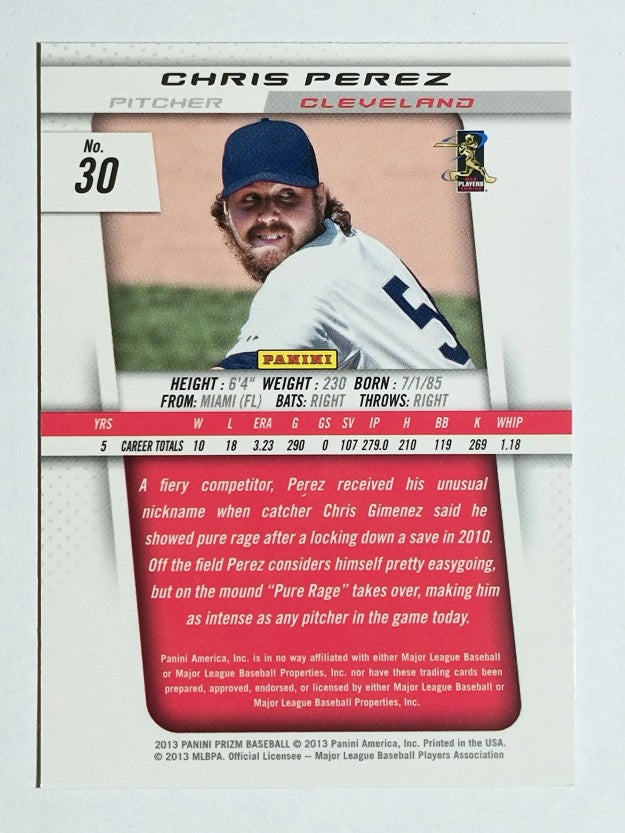 2013 Panini Prizm #30 Chris Perez