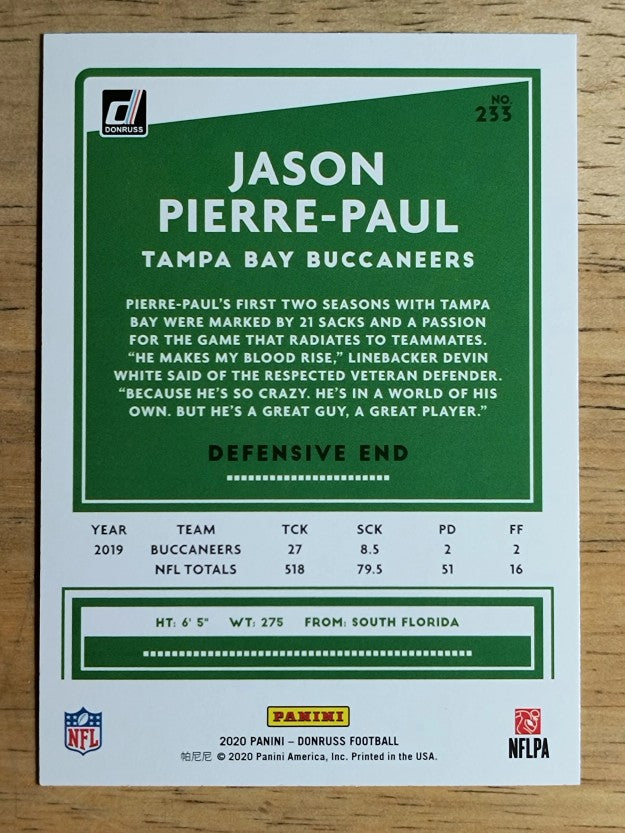 2020 Donruss #233 Jason Pierre-Paul