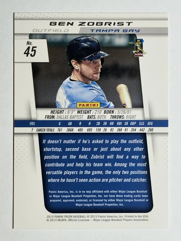 2013 Panini Prizm #45 Ben Zobrist