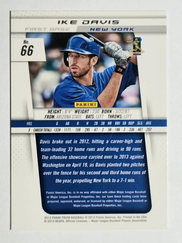 2013 Panini Prizm #66 Ike Davis