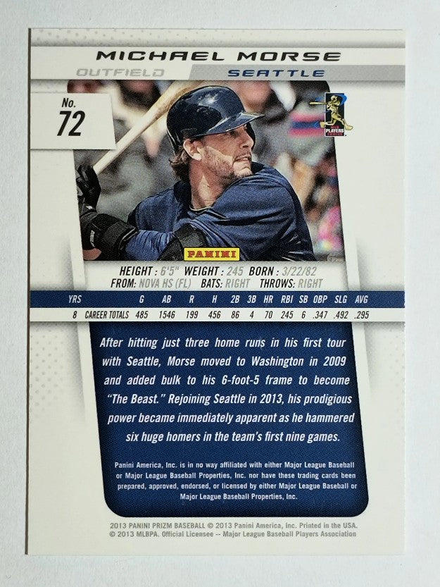 2013 Panini Prizm #72 Michael Morse