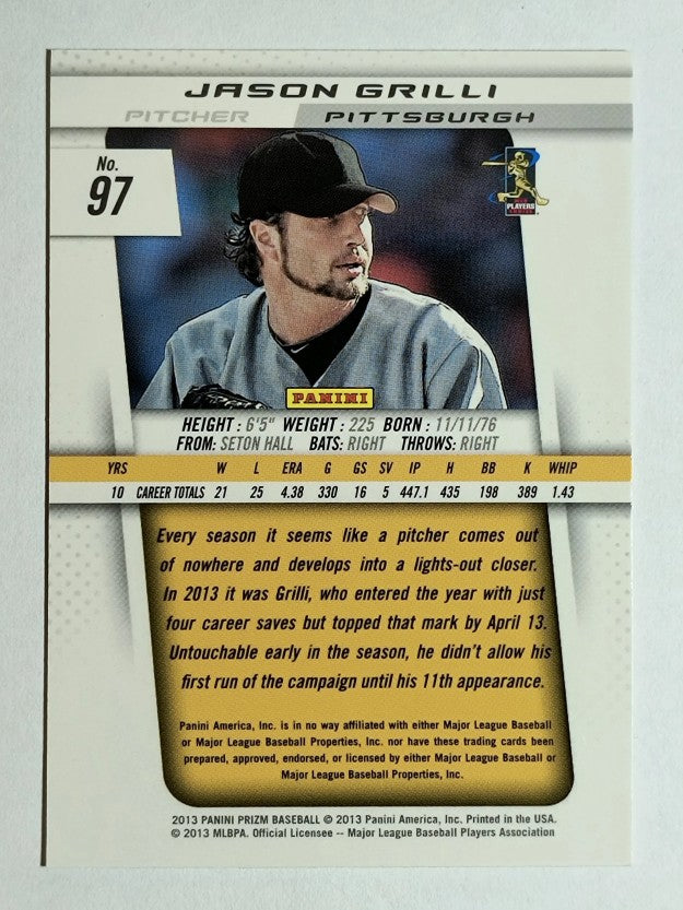 2013 Panini Prizm #97 Jason Grilli