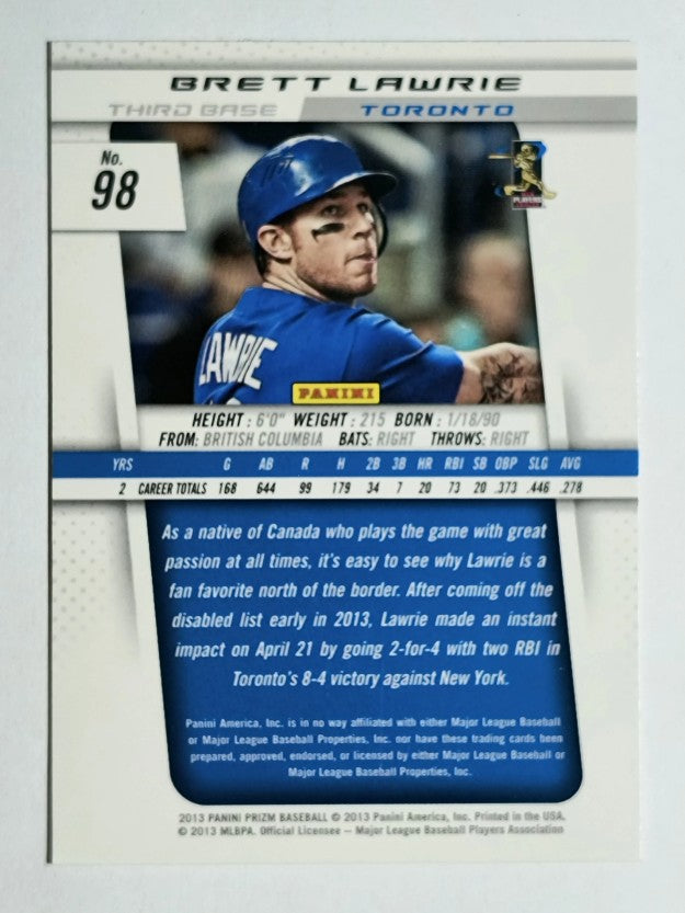 2013 Panini Prizm #98 Brett Lawrie