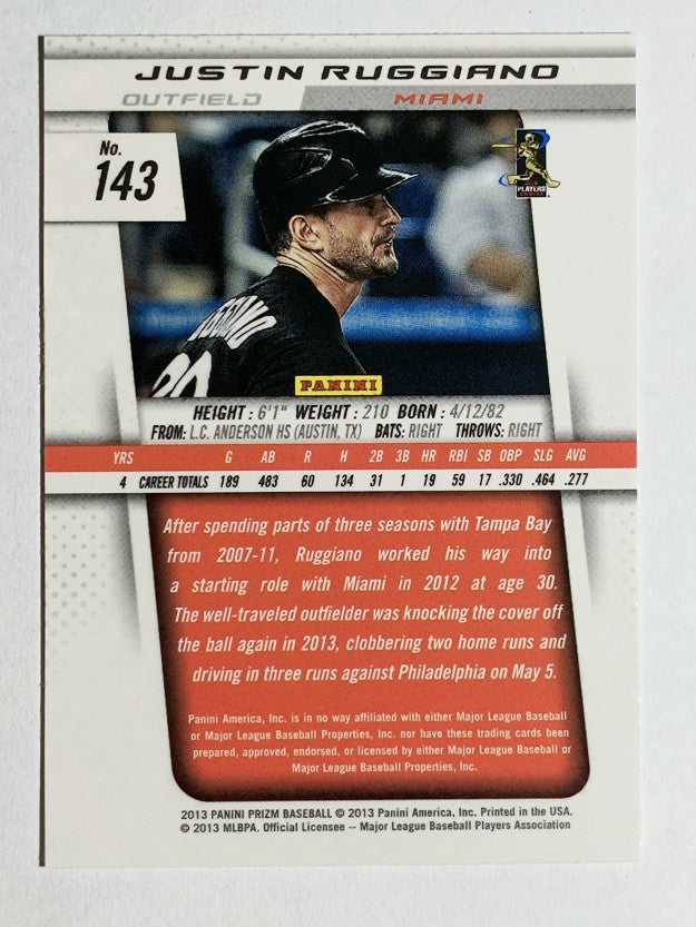 2013 Panini Prizm #143 Justin Ruggiano