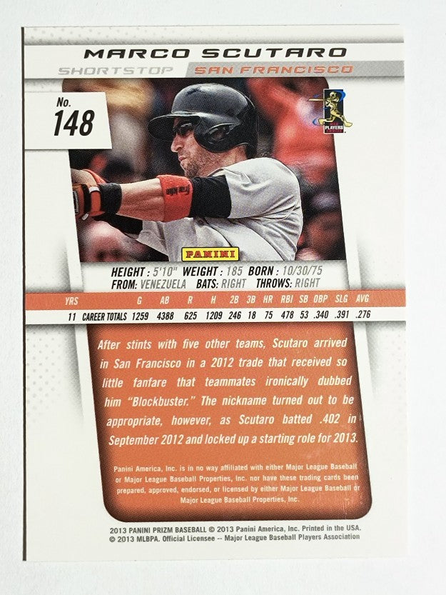 2013 Panini Prizm #148 Marco Scutaro