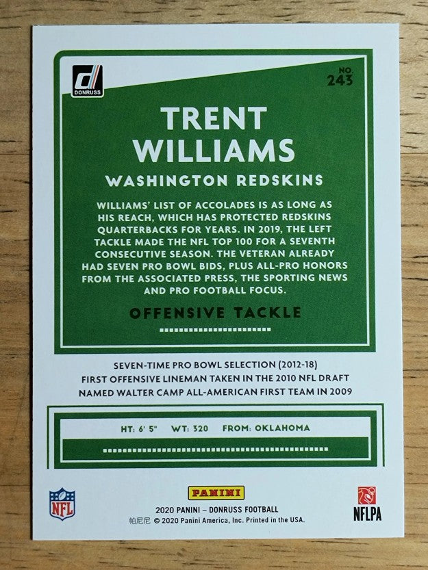 2020 Donruss #243 Trent Williams