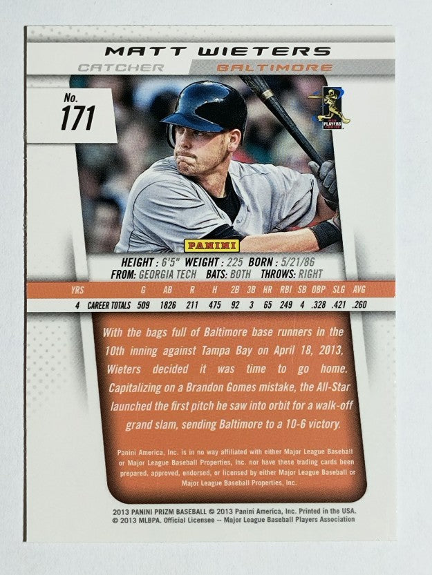 2013 Panini Prizm #171 Matt Wieters