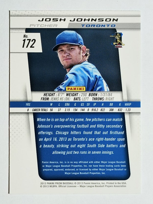 2013 Panini Prizm #172 Josh Johnson