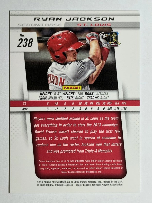 2013 Panini Prizm #238 Ryan Jackson RC