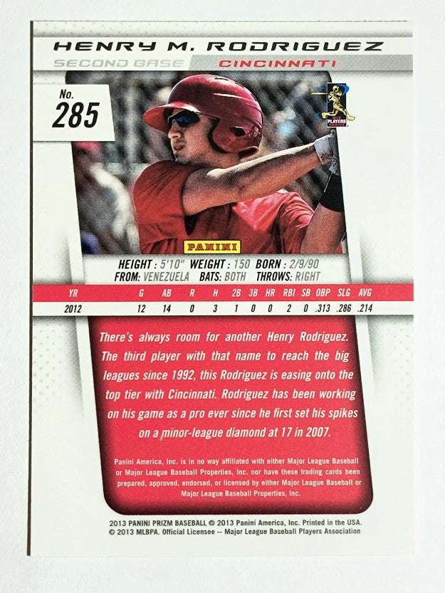 2013 Panini Prizm #285 Henry M. Rodriguez RC
