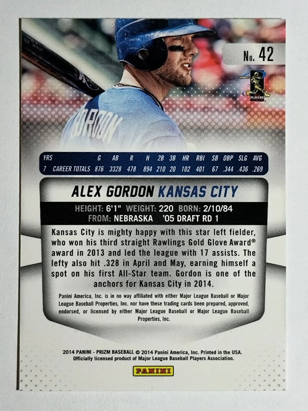 2014 Panini Prizm #42 Alex Gordon