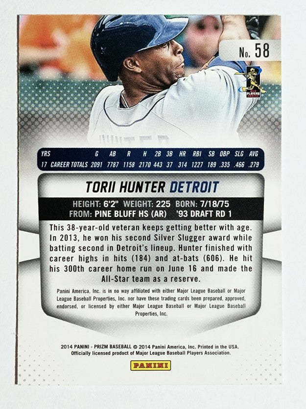 2014 Panini Prizm #58 Torii Hunter