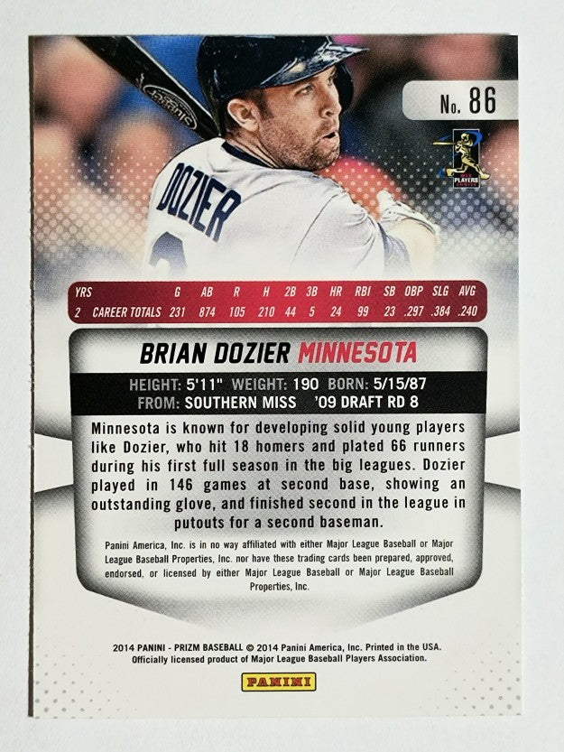 2014 Panini Prizm #86 Brian Dozier