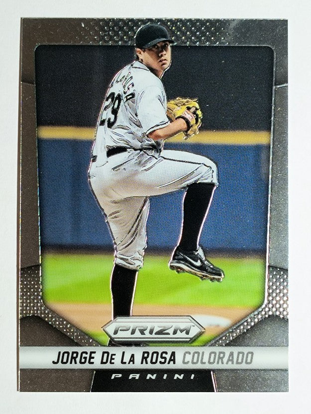 2014 Panini Prizm #100 Jorge De La Rosa