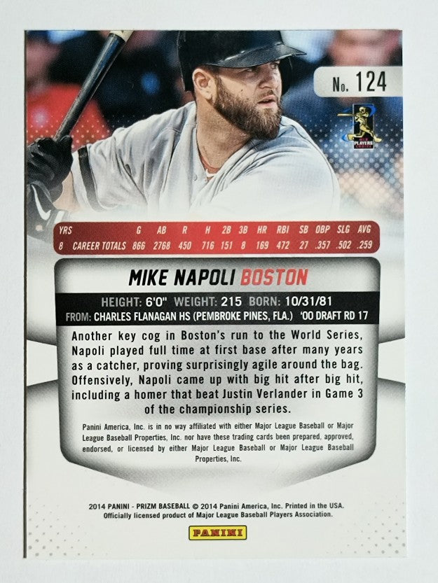 2014 Panini Prizm #124 Mike Napoli