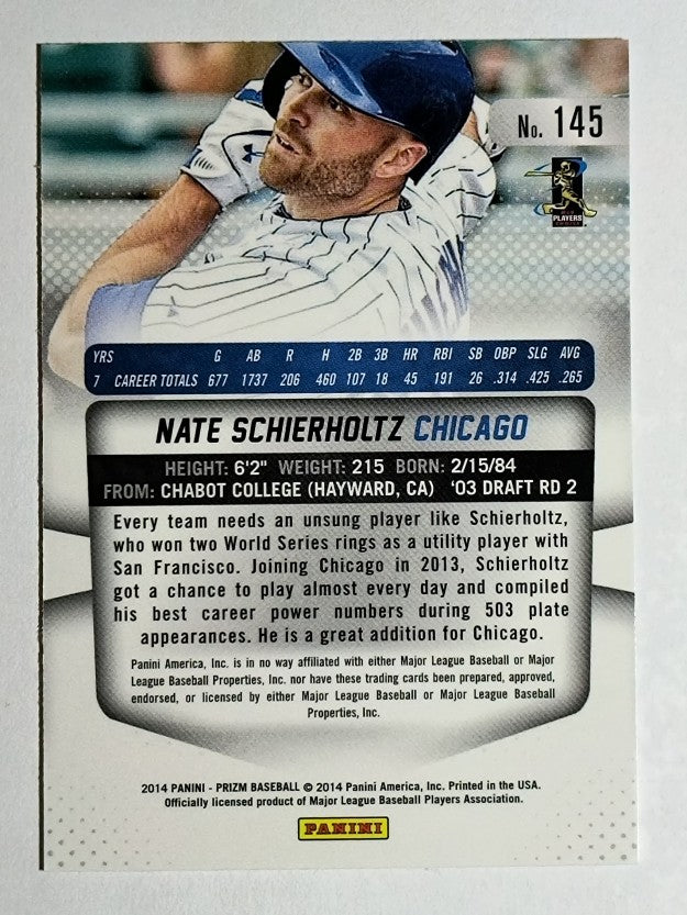 2014 Panini Prizm #145 Nate Schierholtz