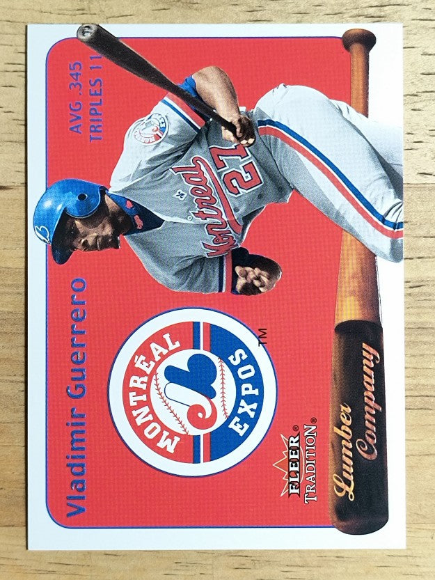 2001 Fleer Tradition Lumber Company #LC1 Vladimir Guerrero