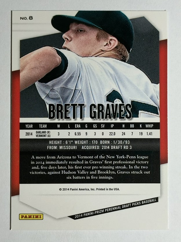 2014 Panini Prizm Perennial Draft Picks #8 Brett Graves