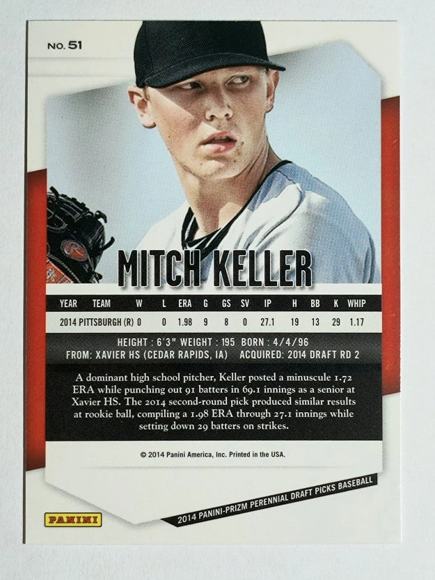 2014 Panini Prizm Perennial Draft Picks #51 Mitch Keller