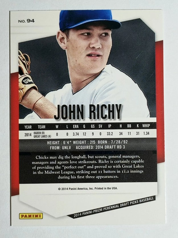 2014 Panini Prizm Perennial Draft Picks #94 John Richy