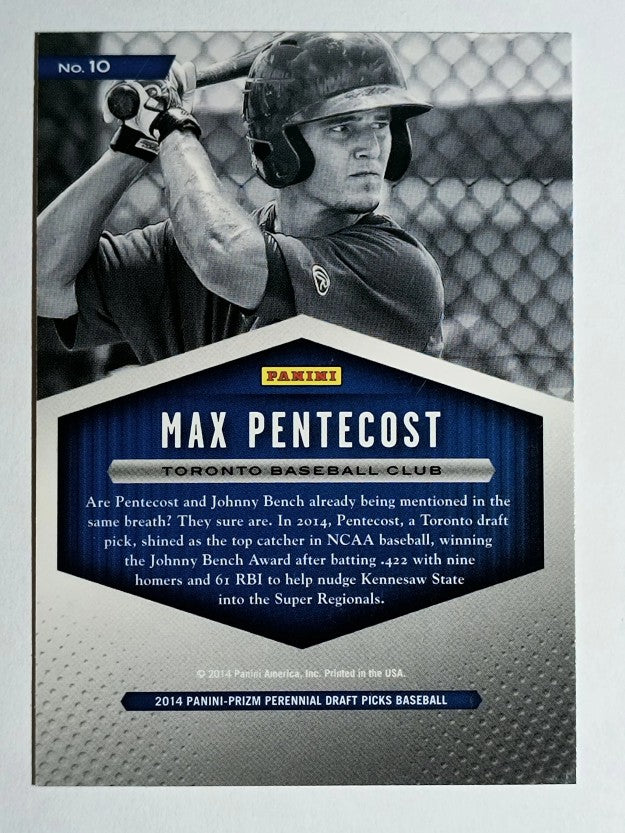 2014 Panini Prizm Perennial Draft Picks Draft Class #10 Max Pentecost