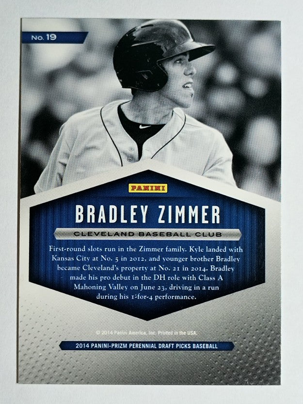 2014 Panini Prizm Perennial Draft Picks Draft Class #19 Bradley Zimmer