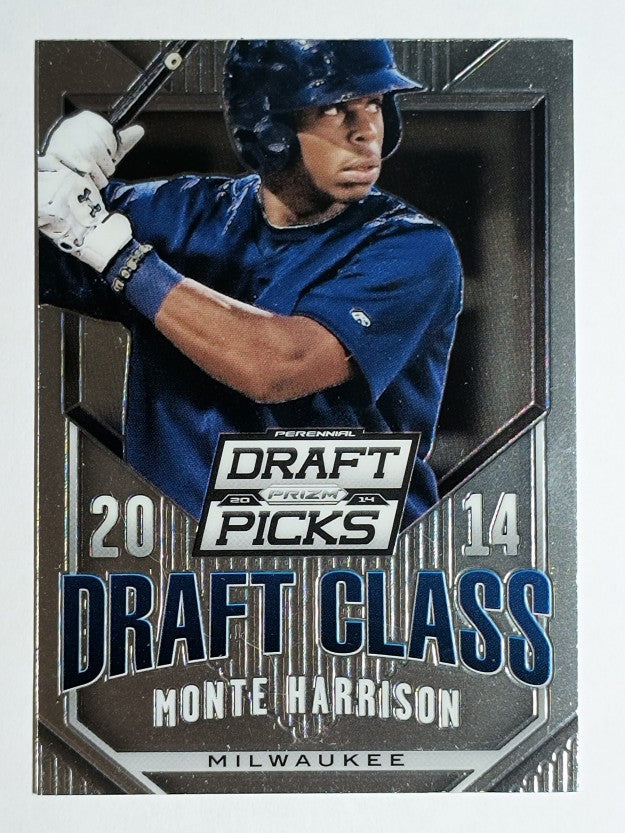 2014 Panini Prizm Perennial Draft Picks Draft Class #48 Monte Harrison