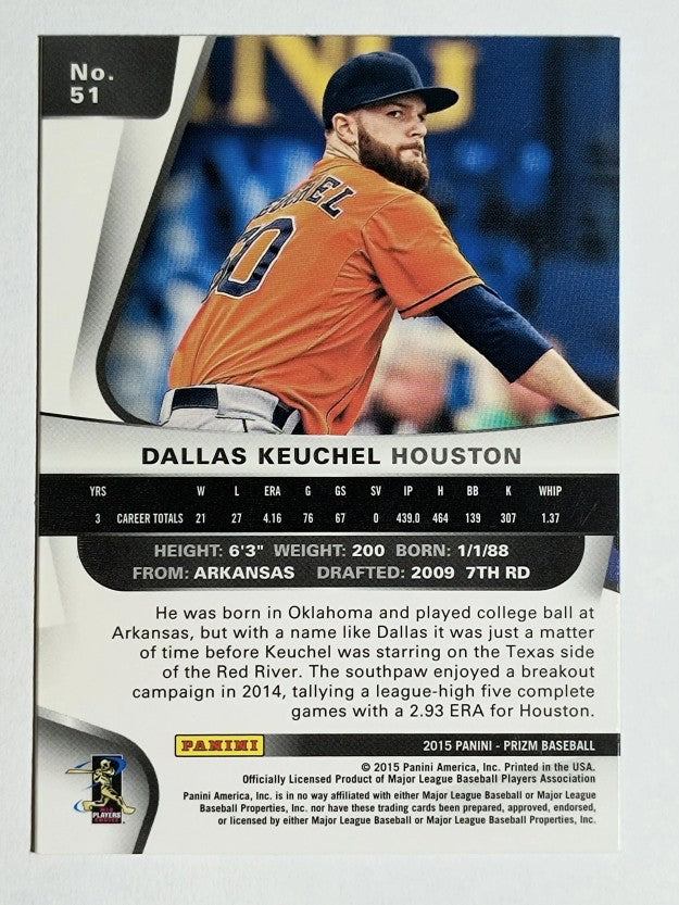 2015 Panini Prizm #51 Dallas Keuchel