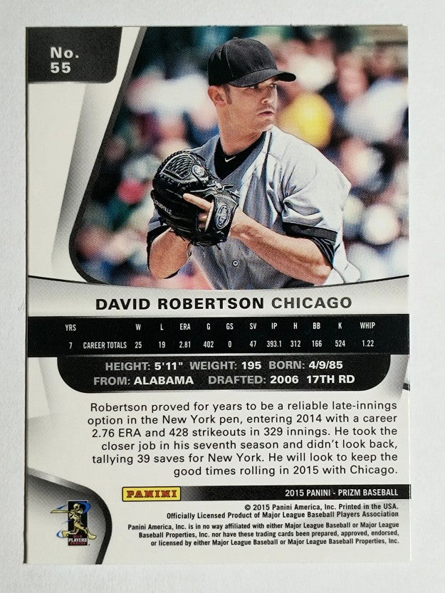2015 Panini Prizm #55 David Robertson