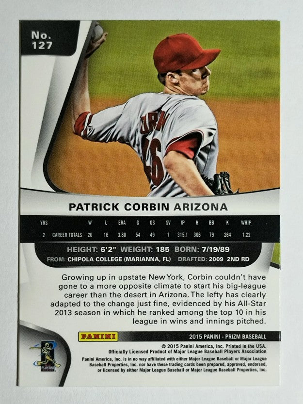 2015 Panini Prizm #127 Patrick Corbin