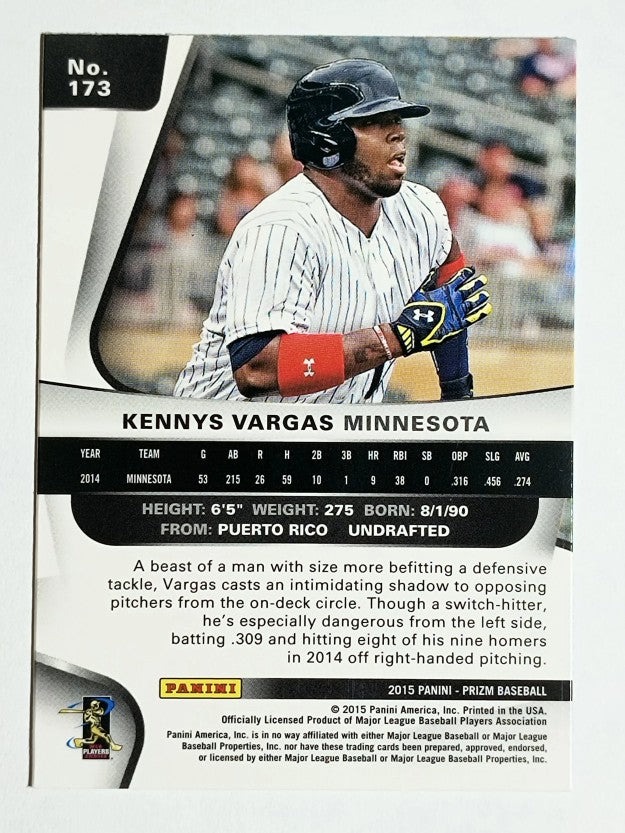 2015 Panini Prizm #173 Kennys Vargas RC