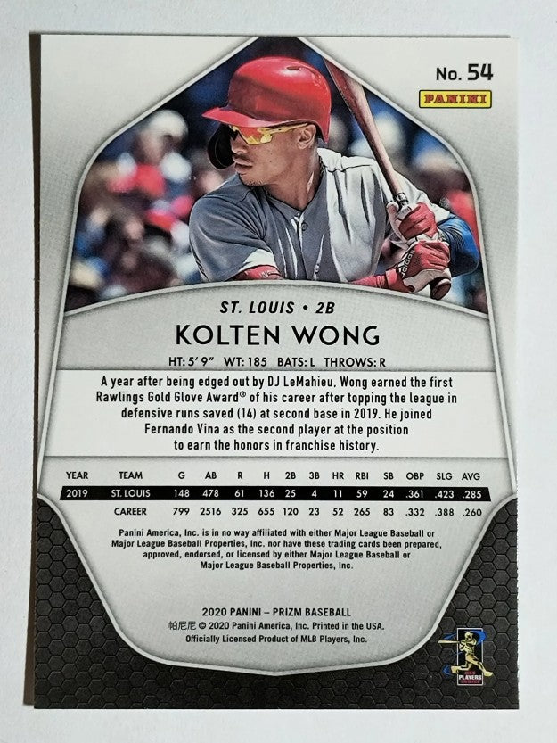 2020 Panini Prizm #54 Kolten Wong