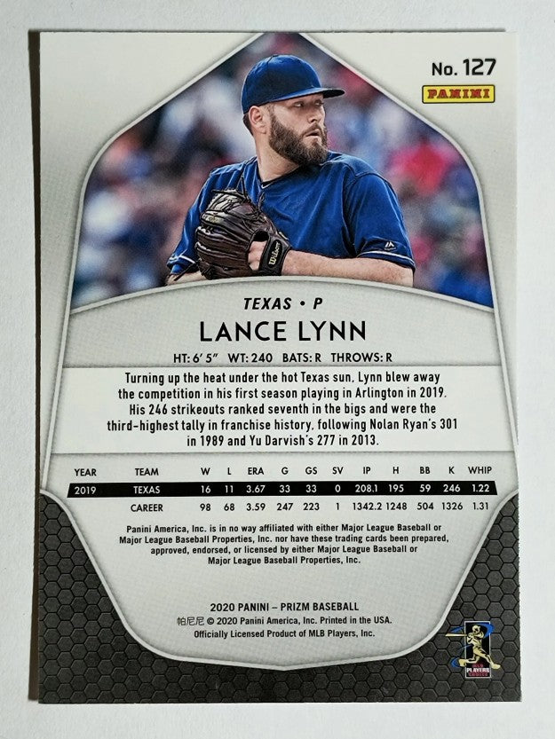 2020 Panini Prizm #127 Lance Lynn