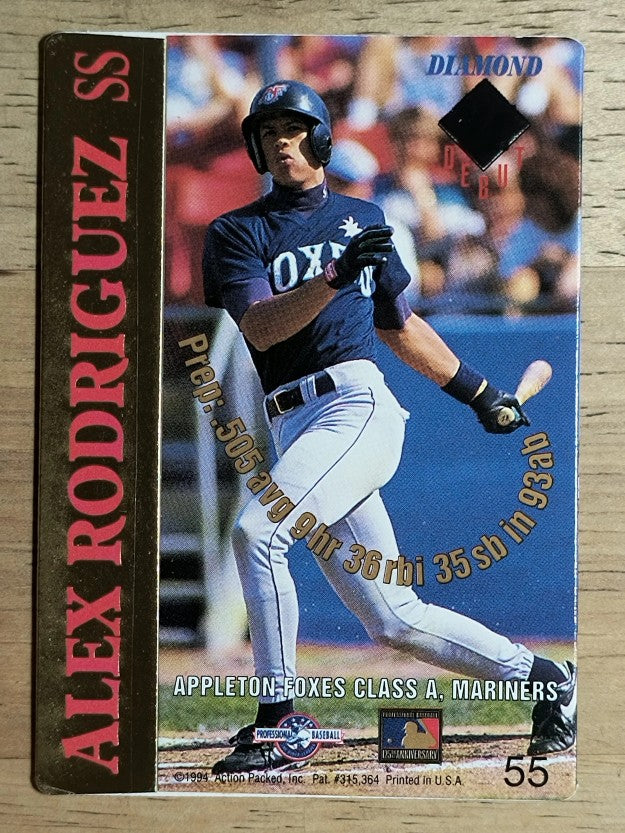 1994 Action Packed #55 Alex Rodriguez FG