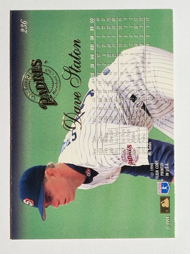 1994 Flair #236 Dave Staton