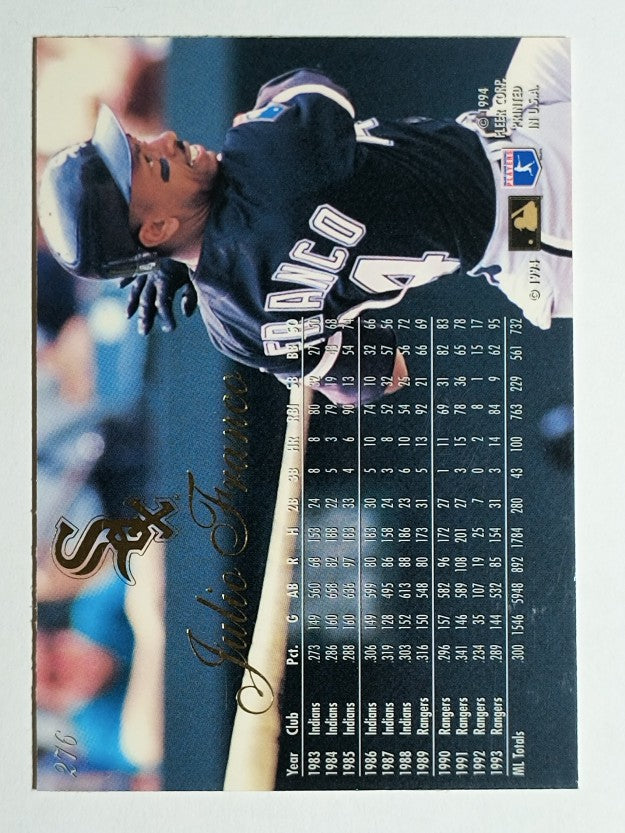 1994 Flair #276 Julio Franco