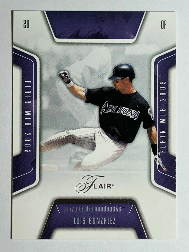 2003 Flair #5 Luis Gonzalez