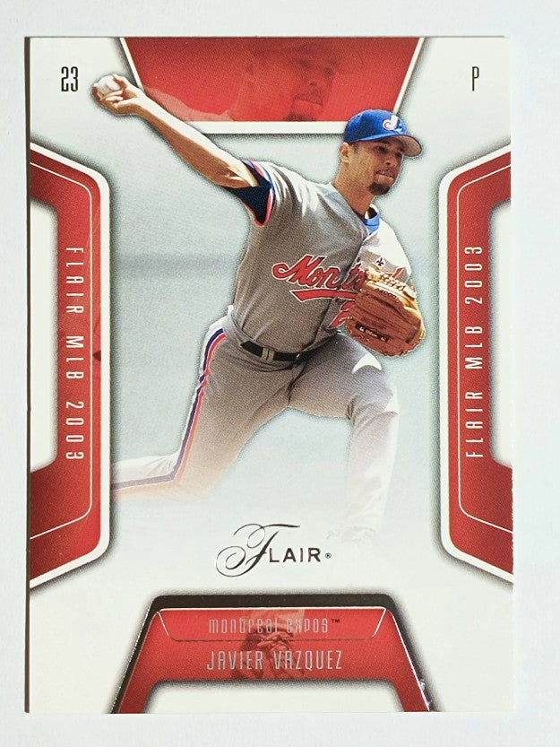 2003 Flair #17 Javier Vazquez