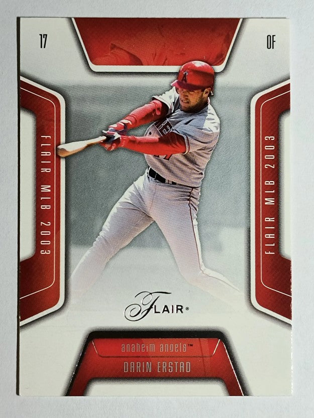 2003 Flair #22 Darin Erstad