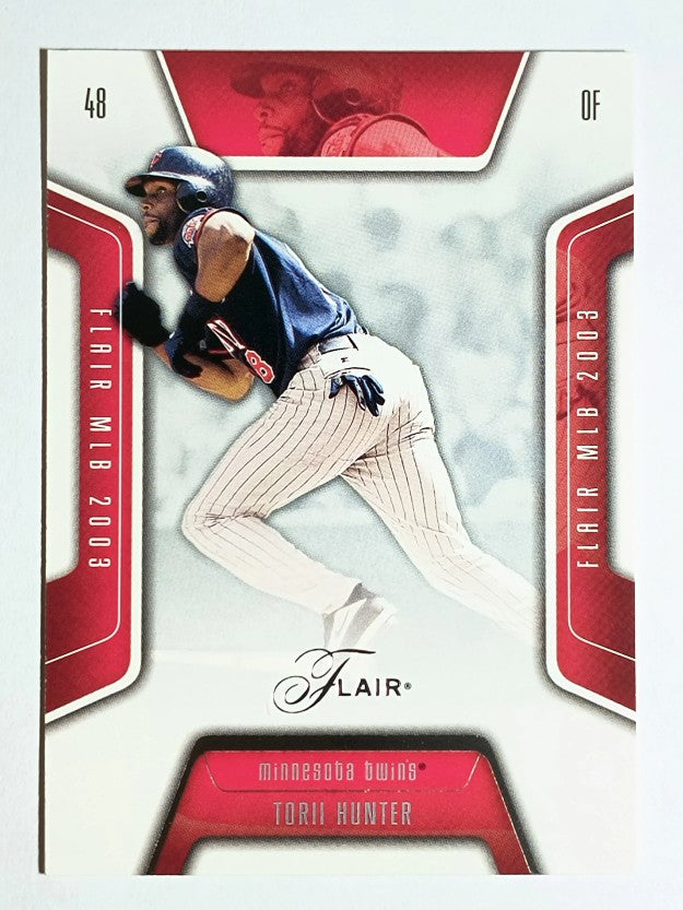 2003 Flair #28 Torii Hunter