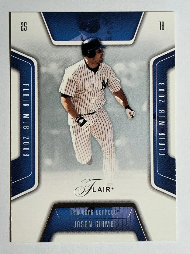 2003 Flair #58 Jason Giambi