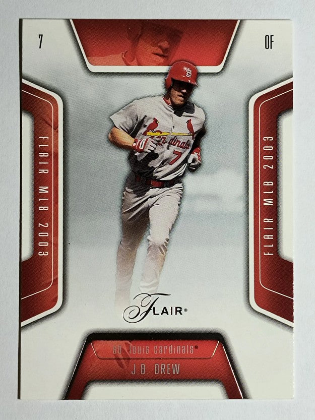 2003 Flair #69 J.D. Drew