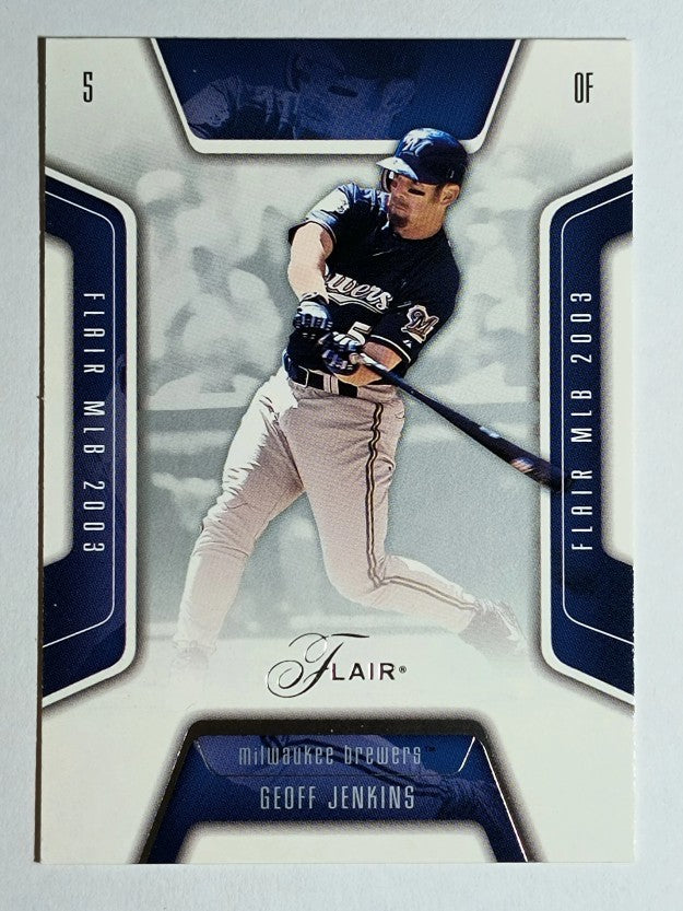 2003 Flair #75 Geoff Jenkins
