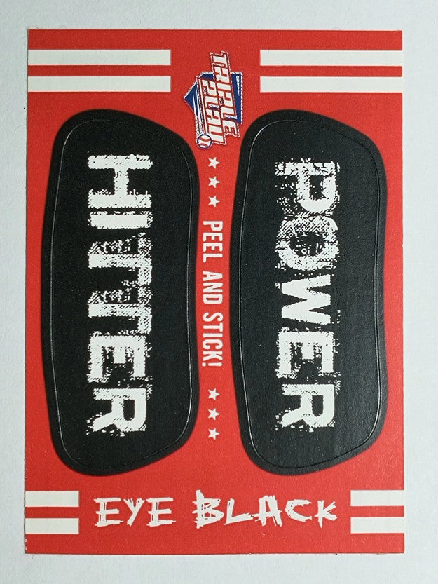 2012 Triple Play Eye Black #6 Power Hitter