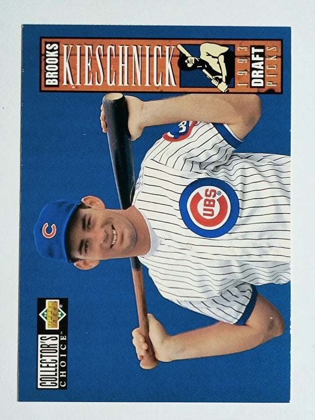 1994 Collector's Choice #28 Brooks Kieschnick RC