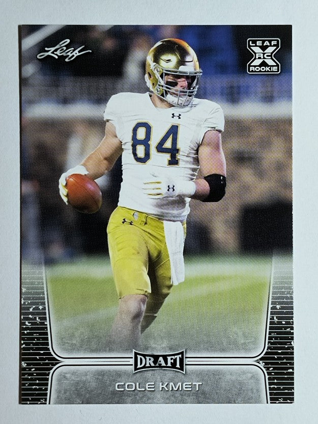 2020 Leaf Draft #24 Cole Kmet
