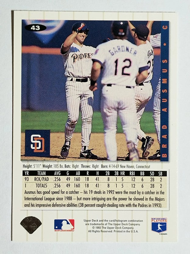 1994 Collector's Choice #43 Brad Ausmus