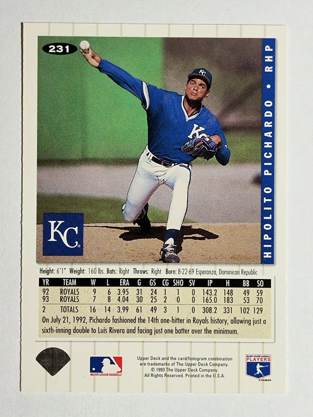 1994 Collector's Choice #231 Hipolito Pichardo